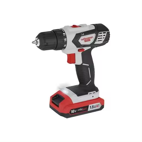 WORGRIP Taladro Atornillador Inalámbrico 16V Batería 1.5Ah - Potente y Compacto - 1