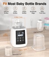 Calentador Y Esterilizador De Botellas Para Bebé 6-en-1 Control De Temperatura Preciso Calentador De Leche Materna Multifuncional 24 Horas Sin Químicos Peligrosos - details 5