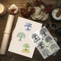Estampado De Silicona Reutilizable De Vida Silicio Transparente Para Scrapbooking Y Diario Estampado De Sol Planta Estrella Árbol De La Vida - details 4