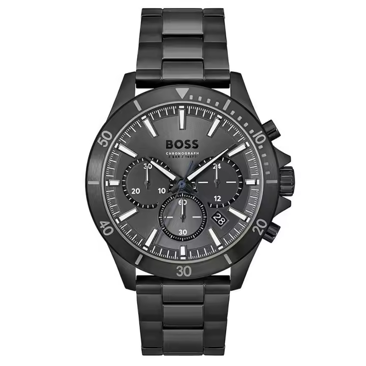 Reloj Hugo Boss Para Hombres Analógico de Cuarzo Cronógrafo Modelo 1514058, Esfera de 45MM - 1