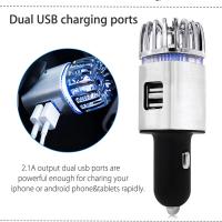 Purificador De Aire Para Coche Mini Ionic Purifier Barra De Oxígeno USB Cargador Limpiador De Vehículo Con Ionizador De Ozono - details 12