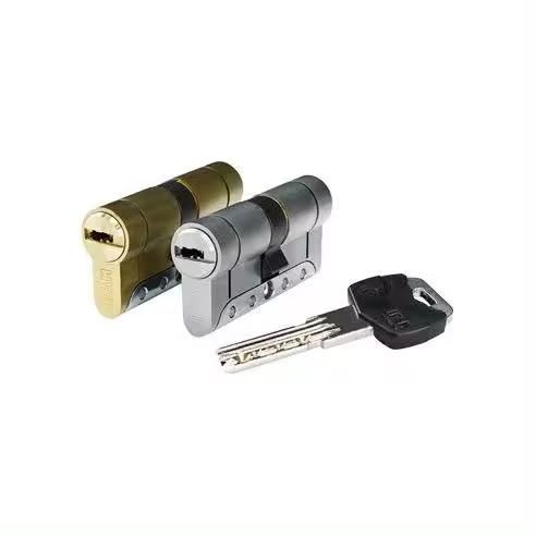 Cilindro IFAM Iridium M IRM3535L Latón 70mm (35+35mm) Leva Larga 15mm con 5 Llaves de Seguridad - 1