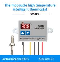 Termostato Digital W3013 Con Termocoplante K Para Control De Temperatura Alta Potencia 2200W Longitud 1M Voltaje AC110V 220V Para Equipamiento De Chasis - details 0