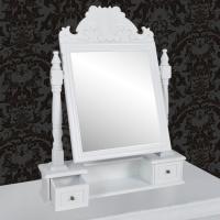 vidaXL Tocador con espejo abatible rectangular de MDF - details 4