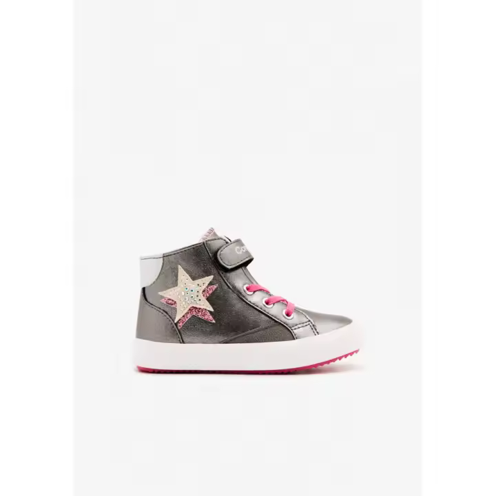 Zapatillas de lona niña CONGUITOS COSH284078. SNEAKERS BOTA HIGH STAR PEWTER 33418 24I - 1