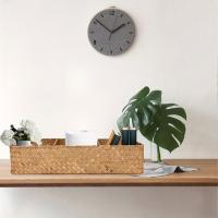 Cesta De Almacenamiento De Sisal 3 Compartimentos Caja De Almacenamiento Para Baño Organización De Papel Higiénico - details 3