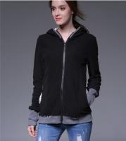 Sudadera con capucha para mujer con cremallera para embarazada, con capucha - details 4