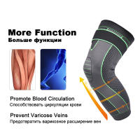 Manguito De Compresión Para Rodilla Protección Elástica Con Soporte De Silicona Para Voleibol Y Correr Accesorio Deportivo Para Todas Las Edades - details 3