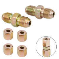 6pcs Conectores De Tubo De Freno 10mm X 1mm 2 Caminos Macho Hembra Nuts Unión De Línea De Freno Para Tubo De Freno 3/16" Fittings De Línea De Freno - details 0