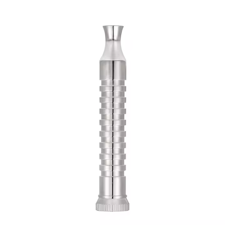 Cuchilla De Seguridad De Doble Cara CNC 316 L Acero Inoxidable Mango Sin Cabeza Para Cabello Y Piel (V6) Para Hombres - 1