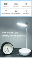 Lámpara De Escritorio LED Táctil Recargable USB Con 3 Niveles De Iluminación Protección Ocular Plegable Para Dormitorio Luz Nocturna Para Mesa - details 1