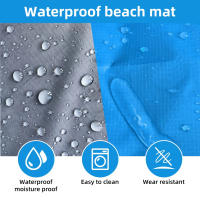 Manta De Playa Impermeable 2x2.1m Plegable Y Portátil Para Camping Y Picnics Matrícula Ligera Para Exterior Y Arena - details 10