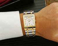 Reloj De Hombre Moda Nueva WWOOR Lujo Cuadrado Azul Reloj De Pulsera Resistente Al Agua Acero Inoxidable Cuarzo Romano Resistente Al Choque - details 23