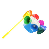 Campana De Mano Orff Con Reloj Giratorio Y Palillo De Impacto Instrumento De Percusión Educativo Para Niños Juguetes Coloridos - details 6