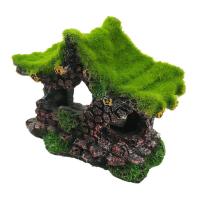 1PC Casa De Resina Hueca Para Acuario Ocasión Para Tartarugas Y Bettas Decoración De Escondite Para Peces - details 1