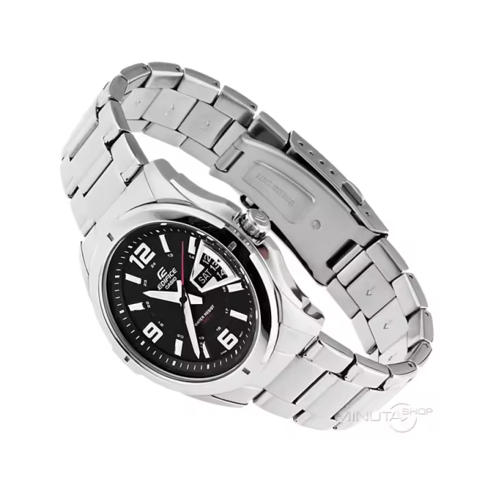 Reloj Casio EDIFICE CLASSIC EF-129d-1AV COLLECTION 100m water resist correa de acero  44.8mm - 1
