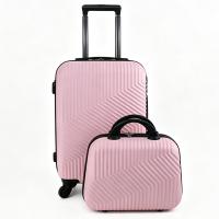 Maleta de avión de mano, equipaje de viaje, carrito de cabina ABS rígido, 4 ruedas con bolsa de aseo rígida a juego 55*35*20CM - details 0