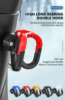 Soporte De Ganchos Para Casco Y Maleta SEAMETAL Accesorios De Motocicleta De Aluminio Doble Gancho Para Bolsas De Mano Y Equipaje - details 2