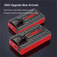 Arrancador de batería de coche portátil, caja de puente de refuerzo de 49800mAh, cargador de batería de Banco de energía para coches de gasolina de 6,0l o coches diésel de 4,0l, - details 8