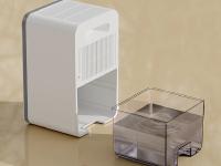 SOMY Deshumidificador de aire con filtro de aire básico para el hogar, máquina absorbente de humedad silenciosa, antihumedad, secador de aire portátil para oficina, 1500ML - details 10