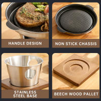Mini Barbacoa De Alquitrán Japonés Para Camping Placa De Hornear Portátil Y Desmontable Para Uso En El Exterior Y En El Hogar - details 1
