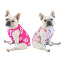 Ropa De Perro Veraniega Suave Y Transpirable 2 Piezas Por Pack Para Pequeños Perros Y Gatos Con Cuello Elástico Vestido De Verano Para Mascotas - details 3