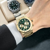 Reloj De Hombre SAPPHERO Resistente Al Agua De Acero Inoxidable Estilo Negocios Con Mostrador De Fecha Y Timer Preciso Regalo Excelente - details 6