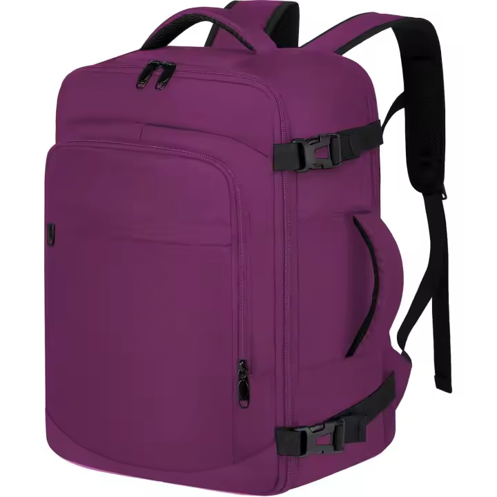 Mochila Viaje Cabina Avion 40x20x25 para Ryanair Equipaje de Mano 40x20x25 Ryanair Mochila Cabina para Ryanair, de Viaje Ryanair 40x20x25 Mochilas Hombre Mujer para Ordenador Portátil 20L Negro - 1