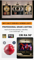 Lámpara De Pared Recargable LED Flexible Y Ajustable 40cm Sconce Interno Luz De Pared Inalámbrica Para Decoración De Hogar Moderna Color Negro - details 4
