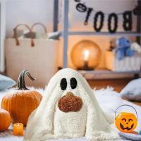 Cojín De Peluche Gus El Fantasma Con Calabaza Muñeco De Halloween Accesorios Para Coche Regalos Kawaii Tamaño Aproximado 25cm Para Adultos - details 0