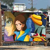 Bandera De Camping Goldorak Grendizer De Alta Calidad Impresión De Banderín De Artesanía Estilo Ambiente Para Exterior E Interior - details 3