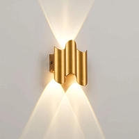 Lámpara De Pared LED De Aluminio IP65 Impermeable Para Iluminación De Jardín Exterior Decorativa Y Interior En Dormitorio Y Sala De Estar Adecuada Para Escaleras Voltaje AC85-265V - details 1