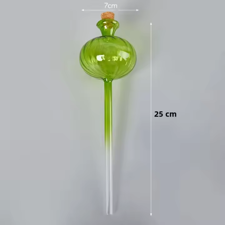 Bulbo De Riego Automático Para Plantas 1/2Pcs Sistema De Riego Por Drip En Bola De Vidrio Dispositivo De Riego Para Jardín Y Flores - 1