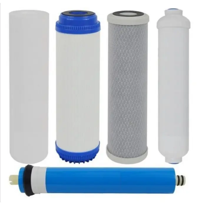 FILTROS OSMOSIS  KIT 4 CARTUCHOS + Membrana 50GPD RO Ósmosis Inversa Doméstica Estándar - BIG HOME GOODS - 1