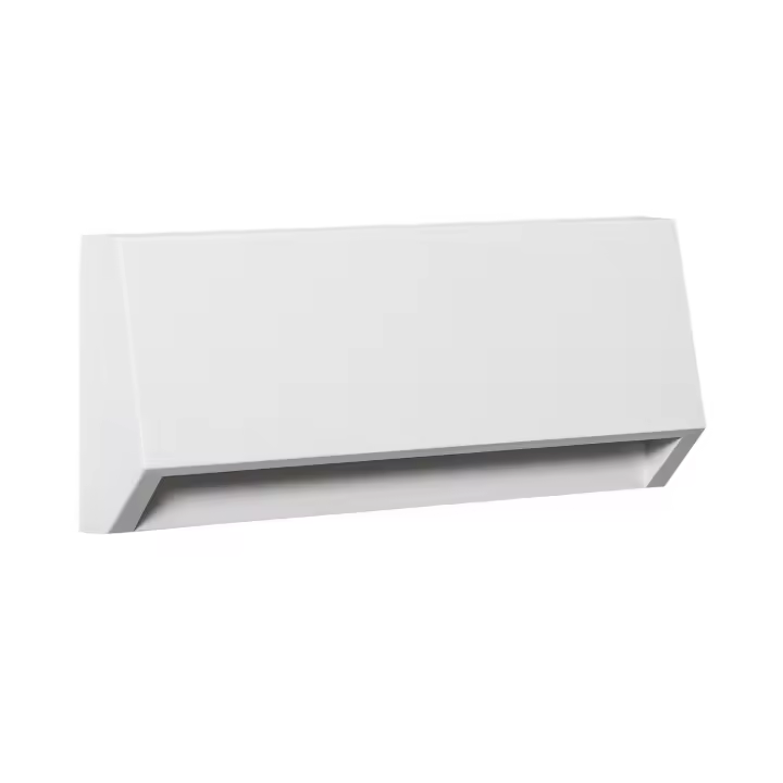 Ledkia Baliza Exterior LED 3W Superficie Pared Rectangular Blanco Valeta 2700K Blanco Cálido - 1