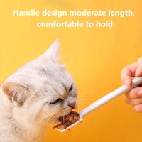Cuchara De Silicona Reutilizable Para Mascotas Accesorios De Comedor Para Perros Mezclador De Alimentos Utensilios De Mesa - details 1