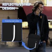 Bolso Hombre Bandoleras Hombre con Múltiples Bolsos Bolso Bandolera Hombre Casual para Negocios Uso Diario - details 3