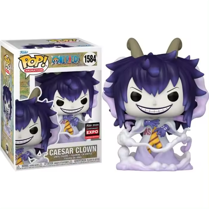 Funko pop Caesar Clown 1584 One Piece Funko 2024 Entertainment Expo Limited edition - 1