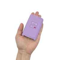 Banner - Funda silicona mando llave del coche 4 botones compatible con Renault y Dacia purpura