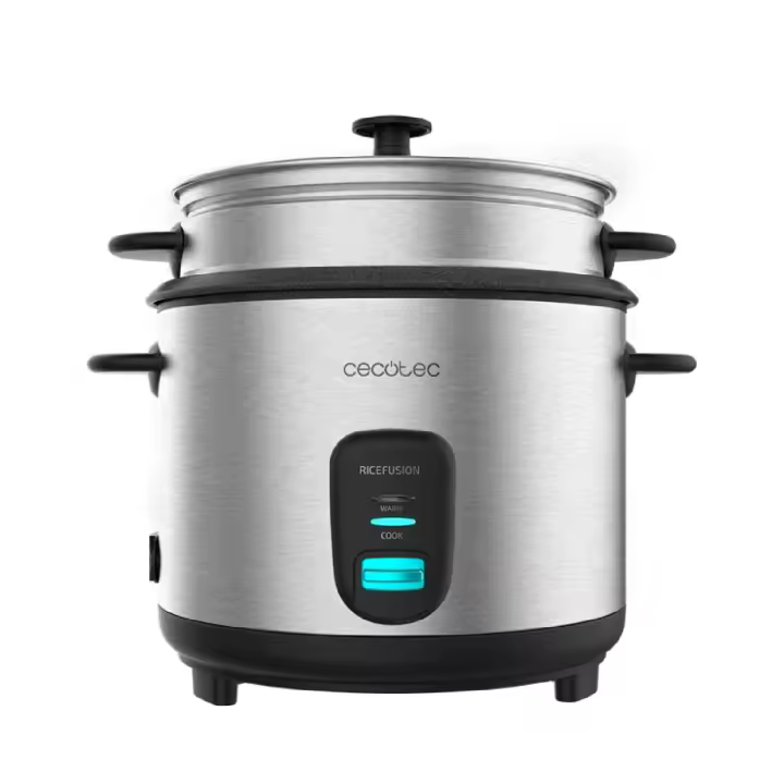 Cecotec Arrocera Ricefusion 7000 Inox. 700 W, Gran Capacidad y Cuerpo de Acero Inoxidable - 1
