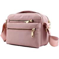 Bolso bandolera para mujer, bolso de mensajero con múltiples bolsillos, bolso de hombro, bolso de viaje, bolsos para hombres y mujeres, adecuado para ir de compras, viajar, citas diarias (M, rosa) - details 0
