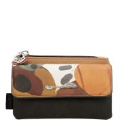 Monedero con solapa Alegría - Anekke Alma - Monedero de mujer - Tres compartimentos independientes - Cierre de cremallera - Ref. 40719-025 - Mide 14 x 8 x 3 cm - details 0