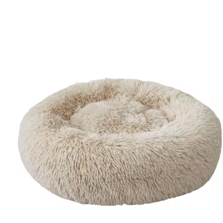 Donuts de peluche suaves y cómodas para gatos una canasta redonda de 40 cm para perros y gatos en una cama cálida y suave - 1