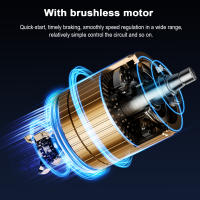 Máquina De Pulir Y Mezclar Brillo De Metal Y Madera 125mm 90W Motor Sin Escobillas Sándwich Orbital Cero Cable Para Automóviles Y DIY En Casa - details 11