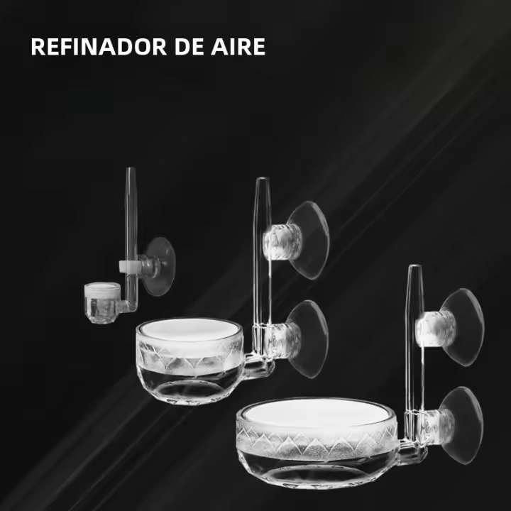 Aireador De Acuario Pequeño Bomba De Oxígeno Para Tanque De Peces Conexión Para Gramas Y Camarones Burbujas De Baja Presión Para Nano Acuarios - 1
