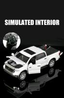 Toyota Tundra Pickup Truck 1:32 En Miniatura Modelo De Camión Todoterreno En Metal Con Sonido Y Luz Vehículo Diecast Para Juguete - details 3