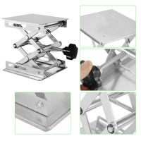 Mesa De Elevación 100x100x160mm Juego De Palancas De Laboratorio Plataforma De Trabajo Para Carpintería Y Router - details 4