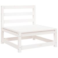 vidaXL Sofá jardín sin reposabrazos madera maciza de pino 70x70x67 cm Pino natural, Pino blanco, Marrón pino Conjunto Terraza Muebles Jardín Exterior Juego de Muebles de jardín Mueble Jardín Exterior Muebles de Salon Exterior - details 2