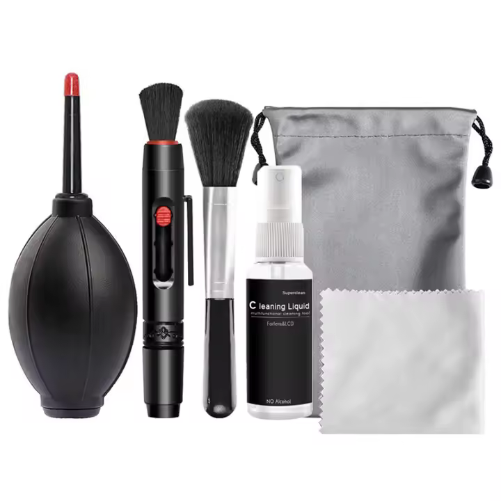 Kit De Limpieza De Lente Para Cámara DSLR 6 En 1 Kit De Limpieza De Sensor Para SLR DV Cámara Digital Sony Fujifilm Nikon Canon - 1