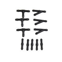 Conector De Tubo Para Lavar Parabrisas De Coche Kit Con Conector T Universal Para Boquilla De Agua Material De Goma Y Plástico - details 4